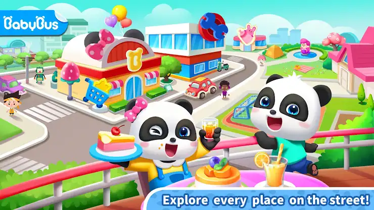 Baby Panda's Town: Street screenshot 1