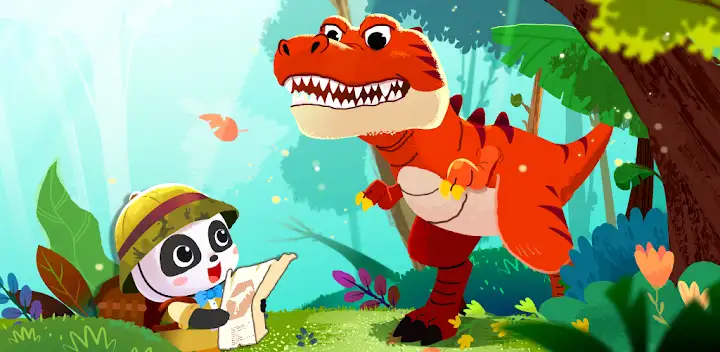 Baby Panda's Dinosaur World — Android game banner