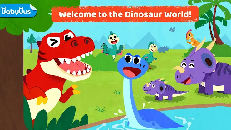 Baby Panda's Dinosaur World screenshot 1