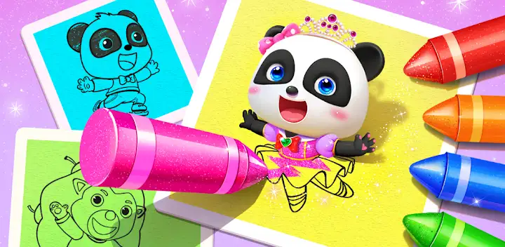 Little Panda's Kids Coloring — Android game banner