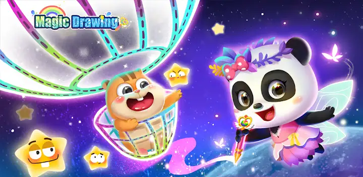 Baby Panda's Magic Paints — Android game banner