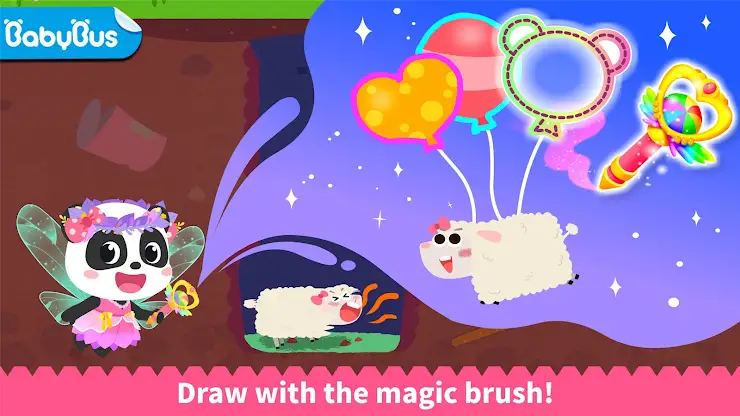 Baby Panda's Magic Paints screenshot 1