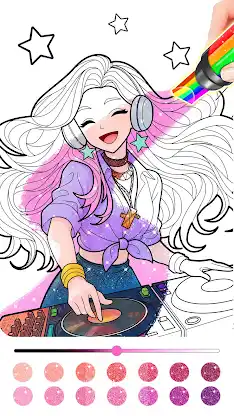 Princess Game Fantasy Coloring screenshot 6