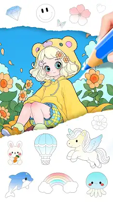 Princess Game Fantasy Coloring screenshot 5
