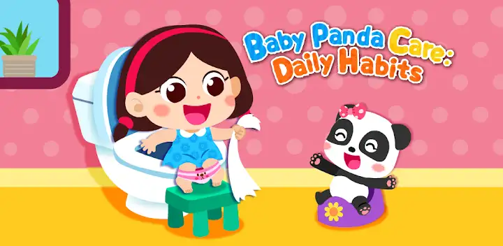 Baby Panda's Daily Habits — Android game banner