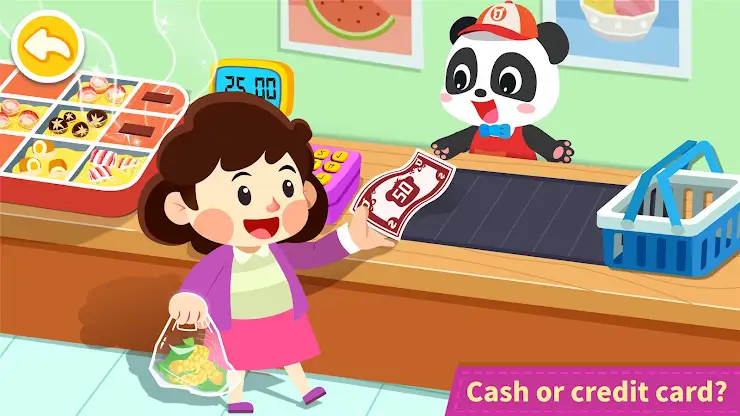 Baby Panda's Town: Supermarket screenshot 3