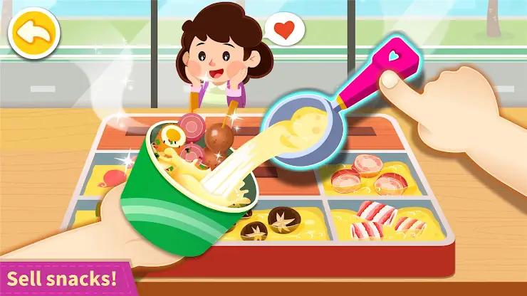 Baby Panda's Town: Supermarket screenshot 2
