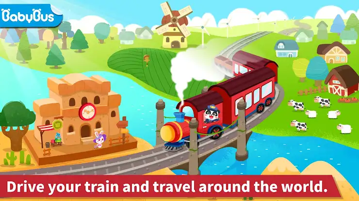 Baby Panda's Train screenshot 1