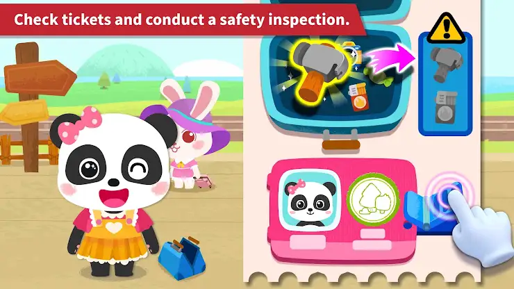 Baby Panda's Train screenshot 3