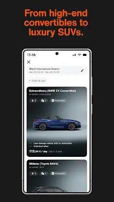 SIXT rent. share. ride. plus. screenshot 7