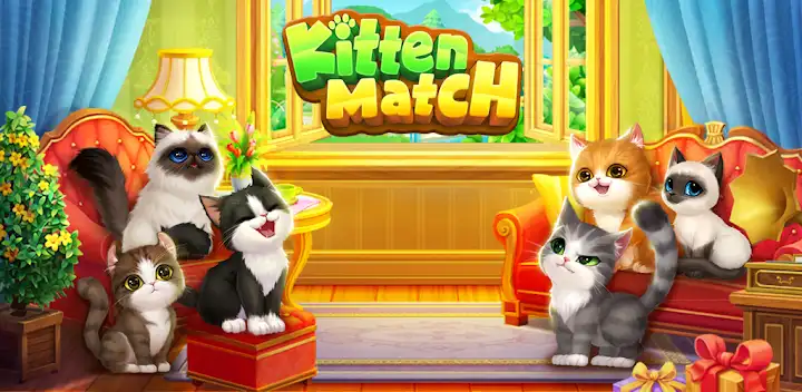 Kitten Match — Android game banner