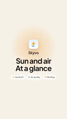 Skyvo: UV Index & Air Quality screenshot 1