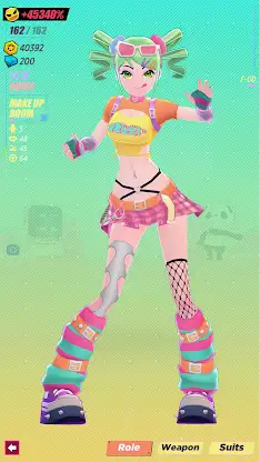 Slash & Girl - Endless Run screenshot 1