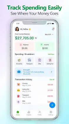AI Personal Finance Tracker screenshot 1