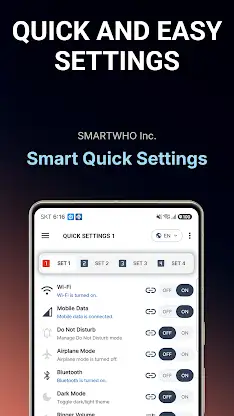 Smart Quick Settings screenshot 1