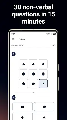 IQ Test - Brain Training Games screenshot 2