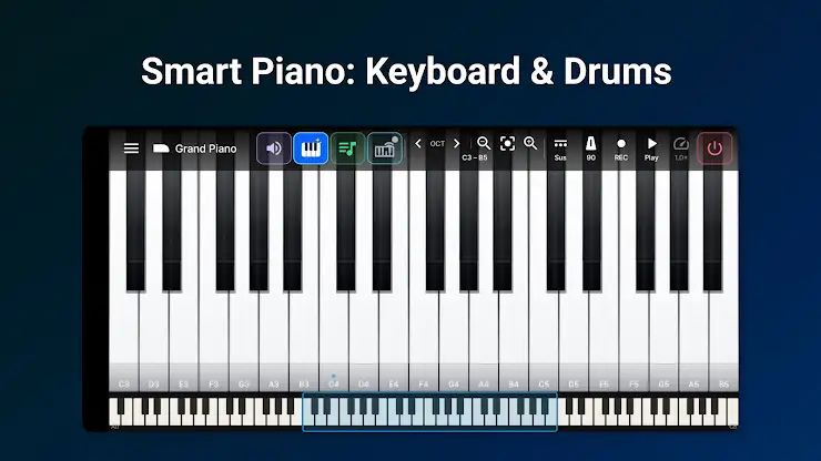Smart Piano: Keyboard & Drums screenshot 1