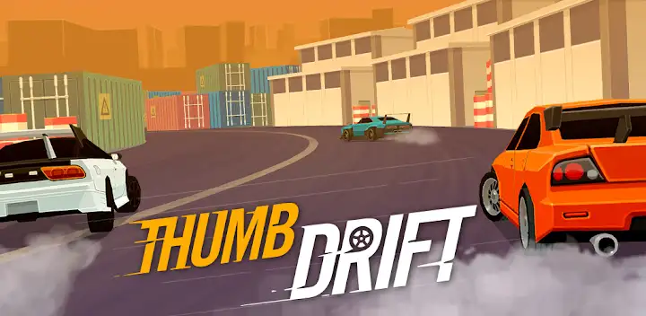 Thumb Drift Fast Furious Cars — Android game banner