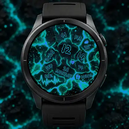 Magma Core Lava - Watch Face screenshot 2