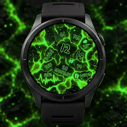 Magma Core Lava - Watch Face screenshot 4