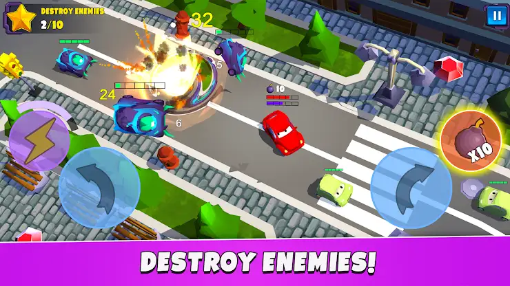 Car Eats Car 5 - Racing Game screenshot 1