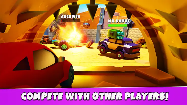 Car Eats Car 5 - Racing Game screenshot 2