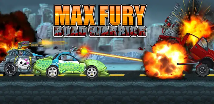 Max Fury - Road Warrior Racing — Android game banner