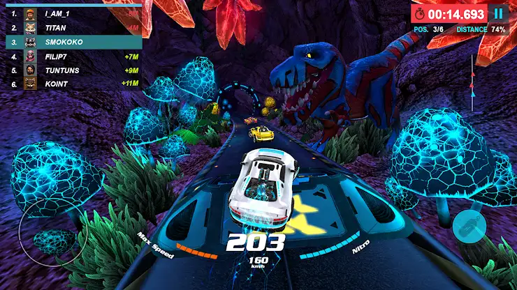 Max Speed: 3D Stunt Race screenshot 2