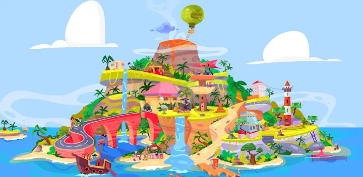 Escape Funky Island — Android game banner