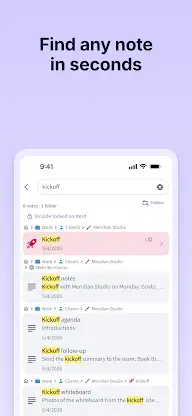 Nested Folder Notes - Folino screenshot 2