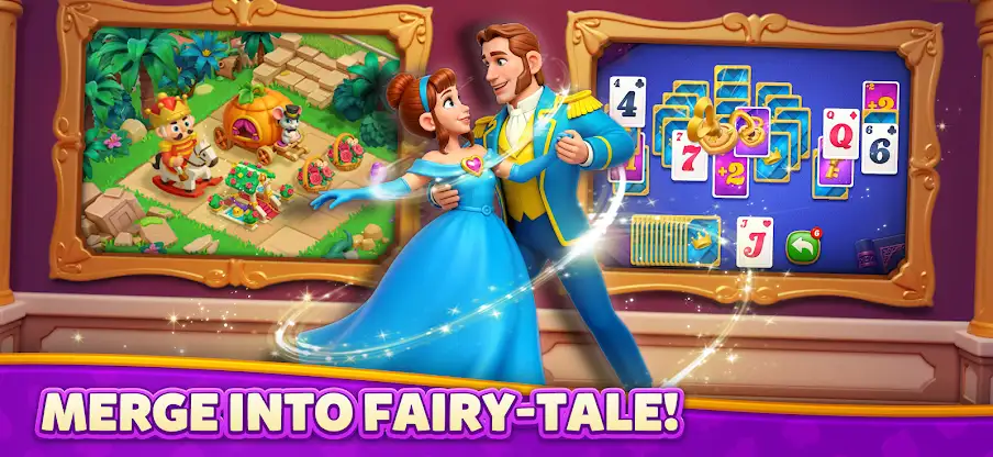 Solitaire: Merge Kingdom screenshot 1
