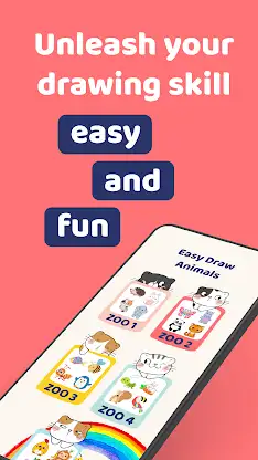 Easy Draw Animals screenshot 1