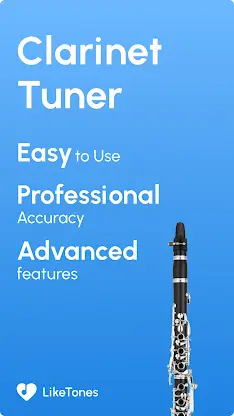 Clarinet Tuner - LikeTones screenshot 1
