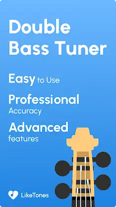 Double Bass Tuner - LikeTones screenshot 1