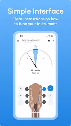 Guitar Tuner - LikeTones screenshot 2