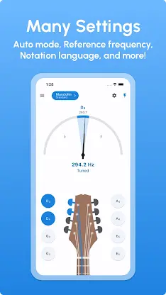 Mandolin Tuner - LikeTones screenshot 3