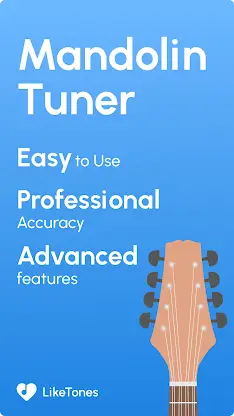 Mandolin Tuner - LikeTones screenshot 1