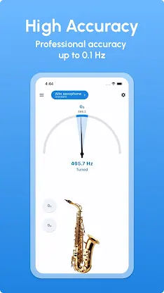 Saxophone Tuner - LikeTones screenshot 3