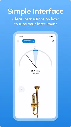 Trumpet Tuner - LikeTones screenshot 2