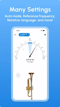Trumpet Tuner - LikeTones screenshot 4