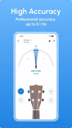 Ukulele Tuner - LikeTones screenshot 3