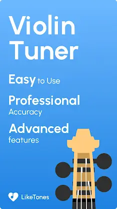 Violin Tuner - LikeTones screenshot 1