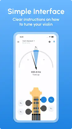 Violin Tuner - LikeTones screenshot 2
