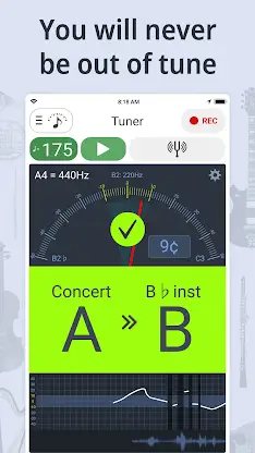 Tuner & Metronome screenshot 1