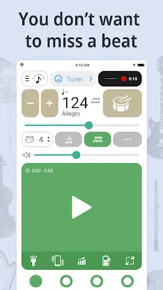Tuner & Metronome screenshot 2