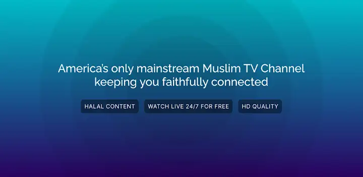 Muslim Network TV — Android app banner