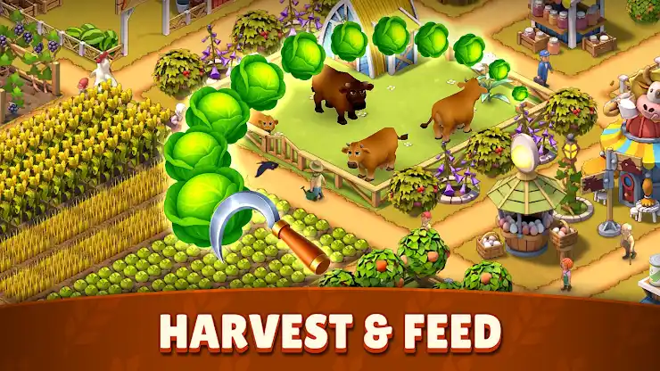 Animal Farm Life: Town Farming screenshot 5