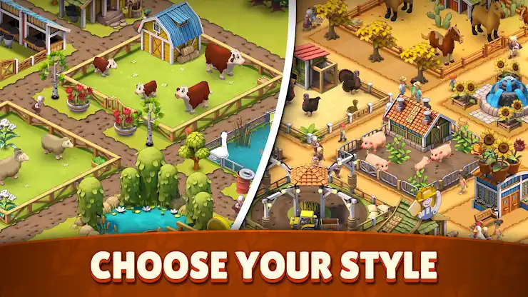 Animal Farm Life: Town Farming screenshot 3