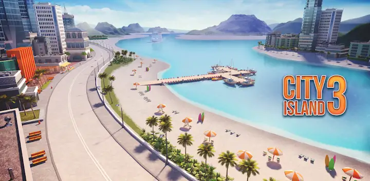City Island 3 - Sim Builder — Android game banner