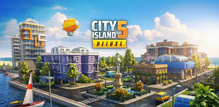 City Island 5: Deluxe Go Build — Android game banner